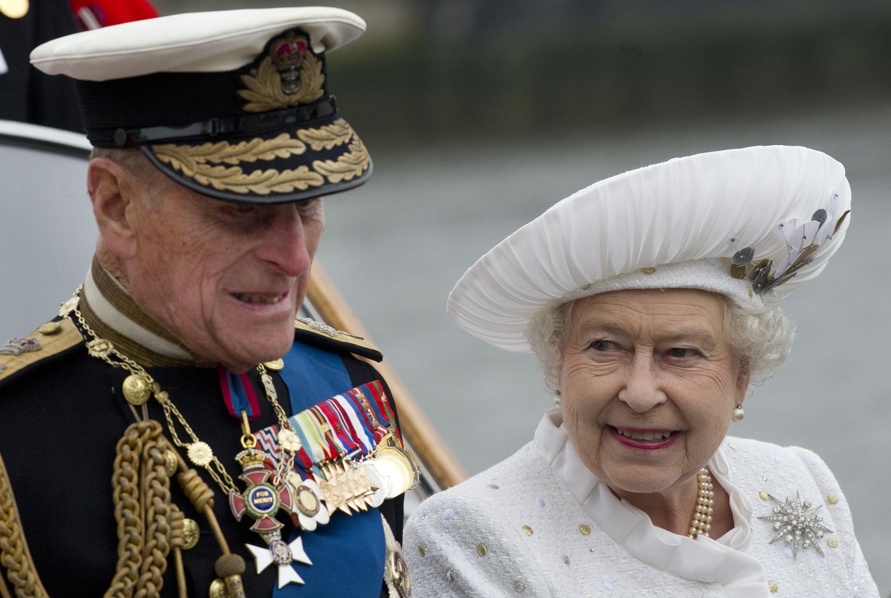 2012: Queen Elizabeth II and Prince Philip